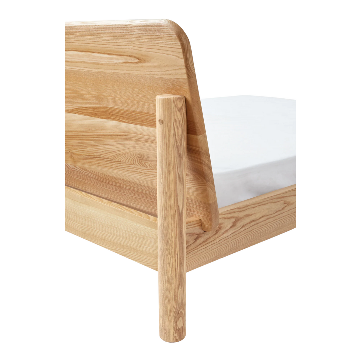 Aika White Oak Wood Bed